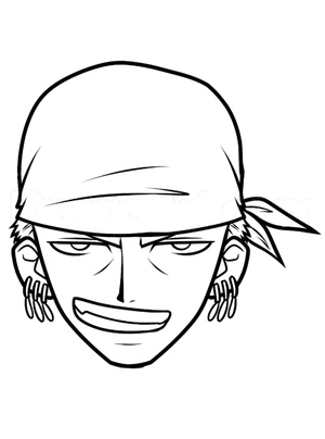 Página para Colorir Chefe do Zoro
