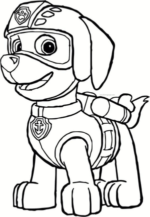 Página para Colorir do Zuma
