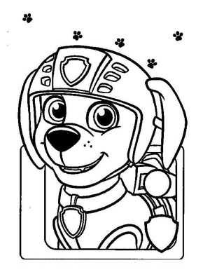 Página para Colorir do Filhote Zuma